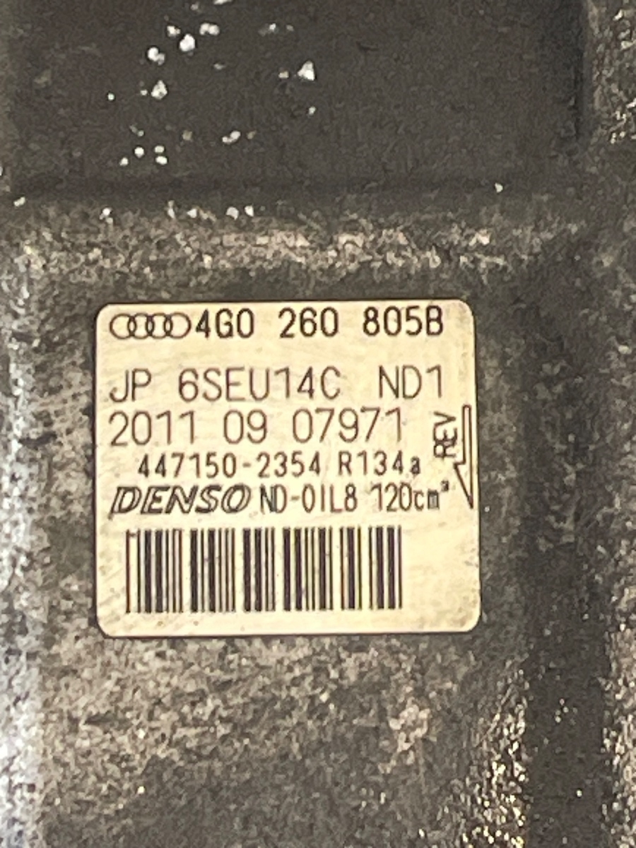 Compresor  AC AUDI A7 Sportback 4GA, 4GF 2010 - 2018 3.0 TDI quattro CDUC, CDUD, CKVB, CKVC 4G0260805B – foto 3