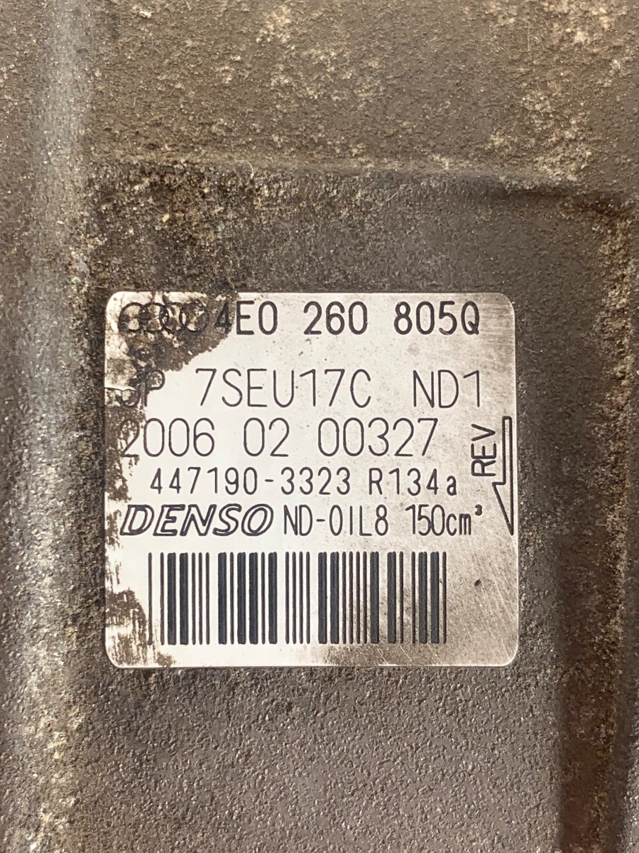 Compresor AC  Audi A8 4E, Q7 4L , R8 4,2 B  OEM 4E0260805Q – foto 3