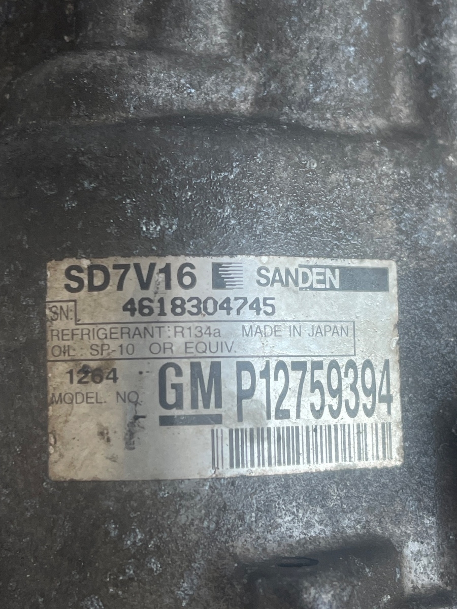 Compresor  AC CADILLAC BLS 2006 - > 2.0 T B207L, LK9(122CUL4), Z 20 NET GMP12759394 4618304745 – foto 3