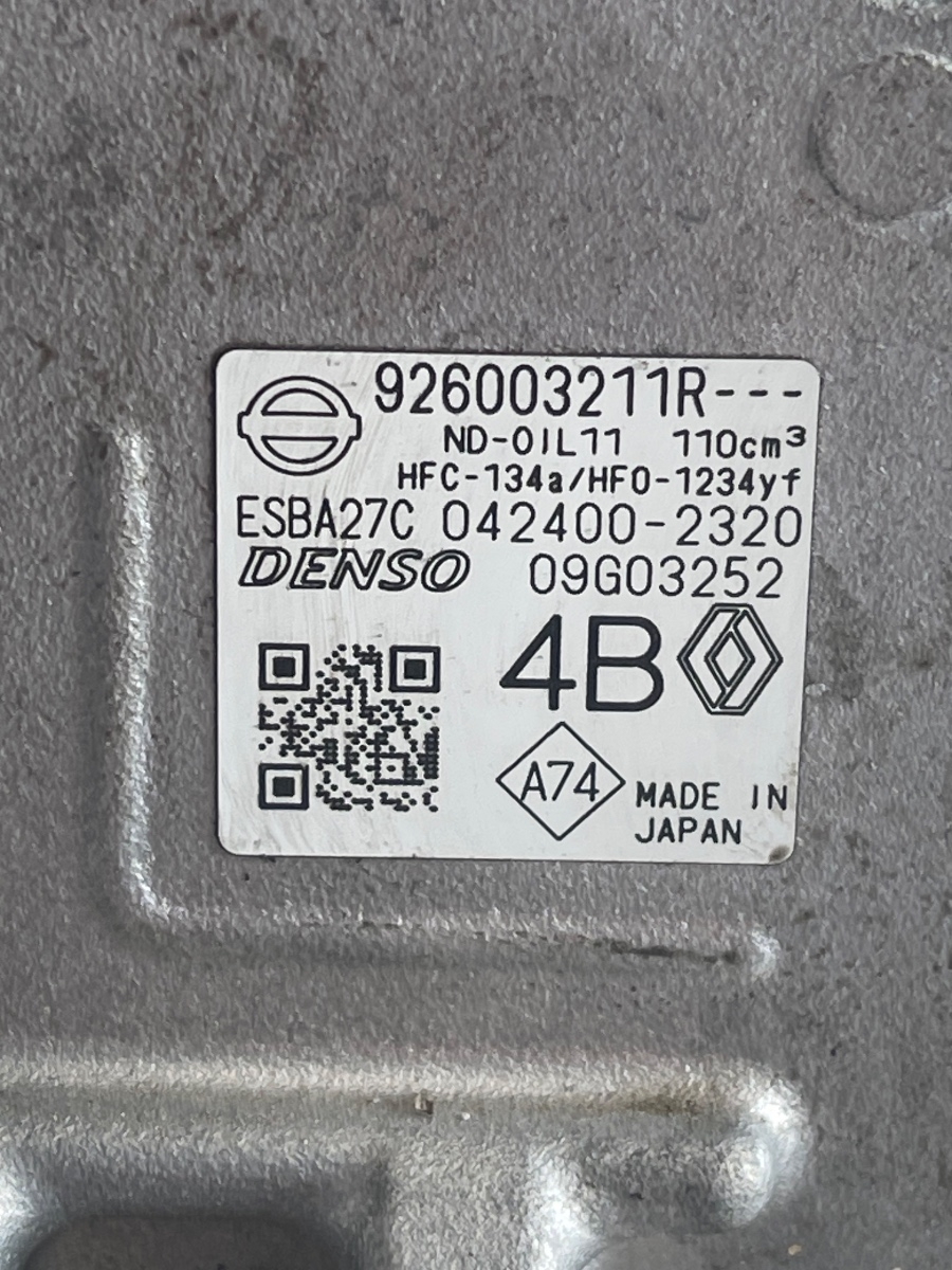 Compresor  AC DACIA JOGGER [ 2024 - > ] 1.6B HYBRID H4M-C6  042400-2320 / 926003211R – foto 5