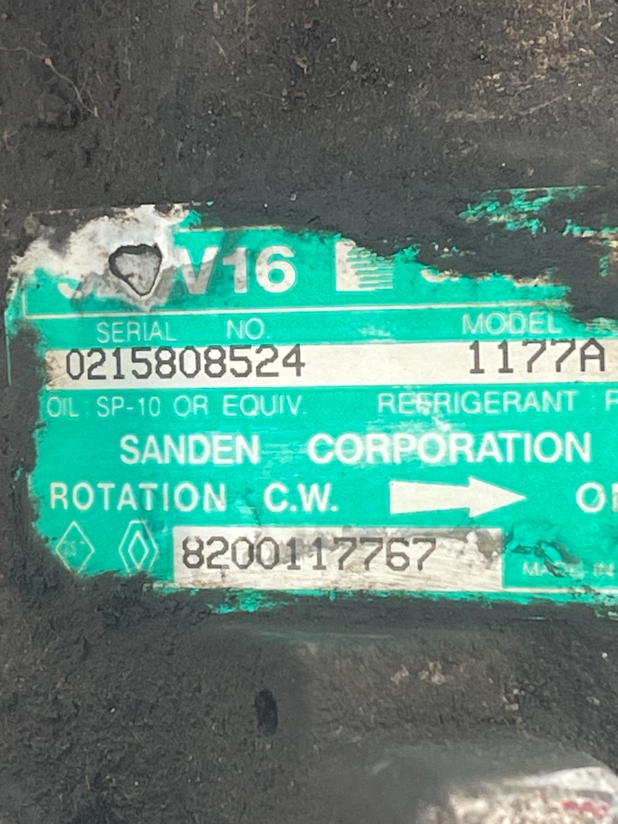 Compresor  AC DACIA LOGAN LS_ 2004 - >1.4B/1.6B   8200117767 / 0215808524 – foto 2