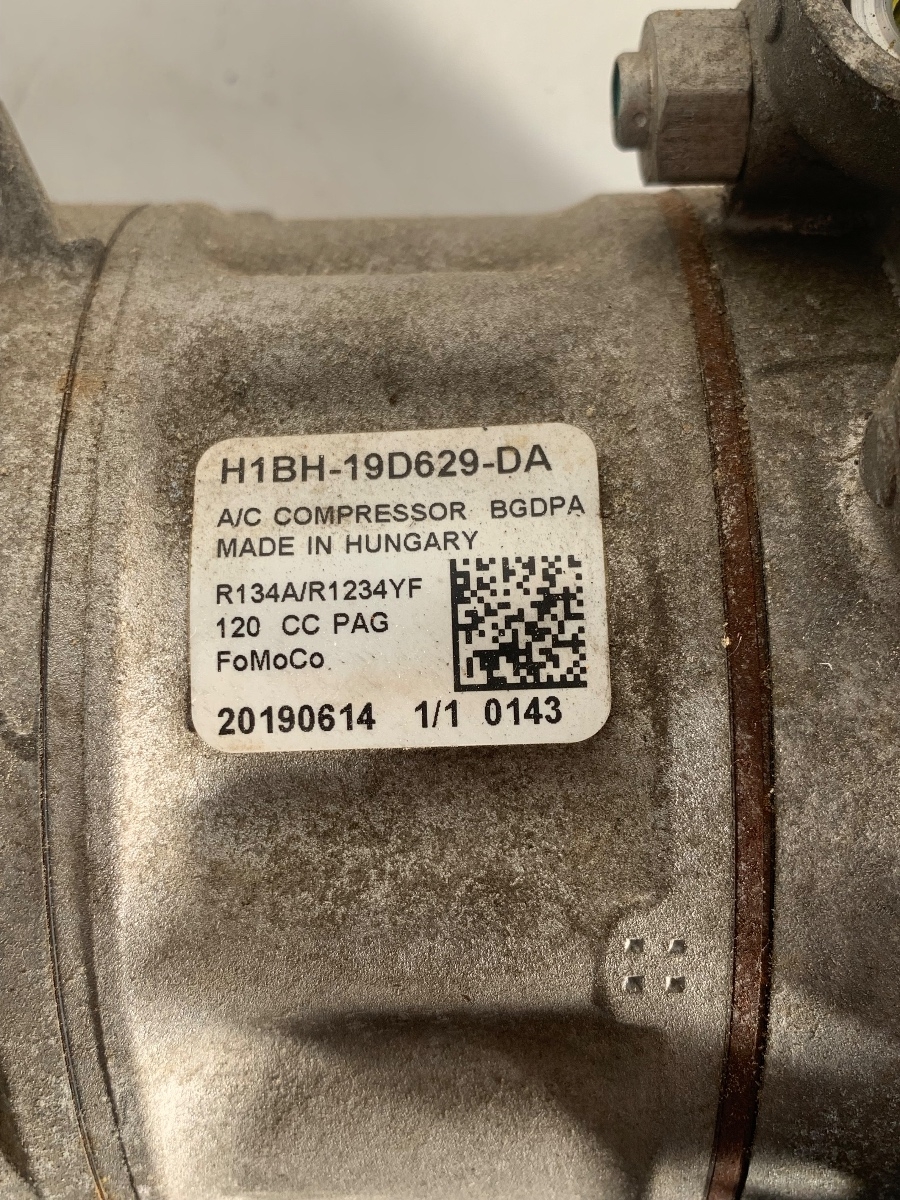 Compresor  AC FORD FIESTA VII 2017 - > 1.1B Ti-VCT XYJA, XYJB, XYJC,XYJE OEM 20190614 / H1BH-19D629-DA – foto 3