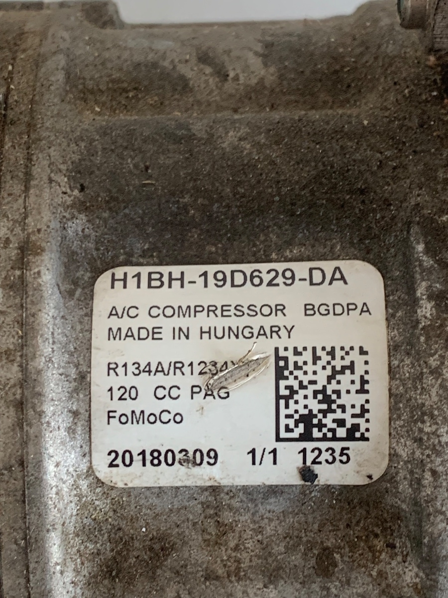 Compresor  AC FORD FIESTA VII 2017 - > H1BH-19D629-DA – foto 3