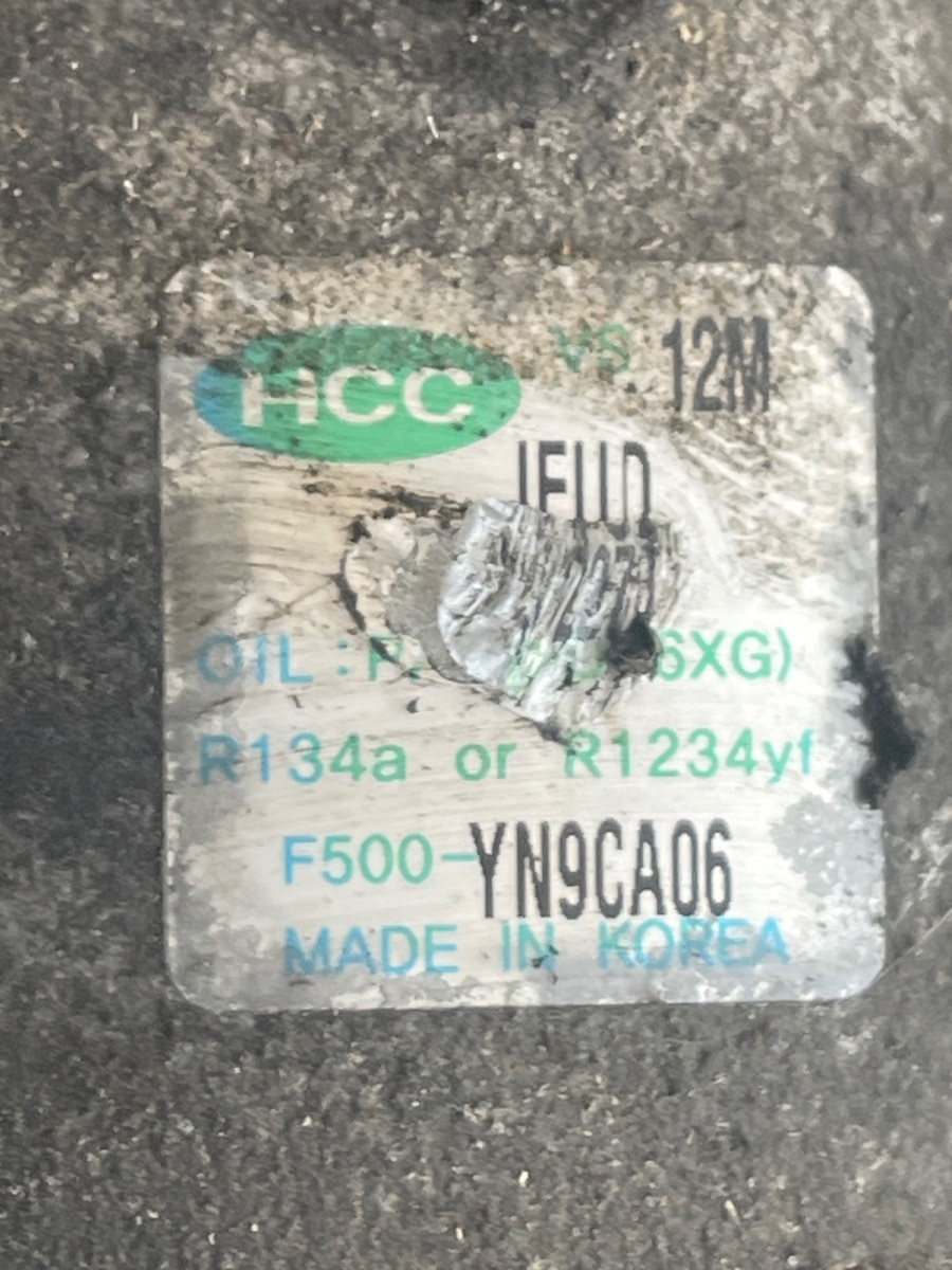 Compresor  AC KIA VENGA YN 2010 - > 1.4 CRDi 90 D4FC F500-YN9CA06 – foto 3