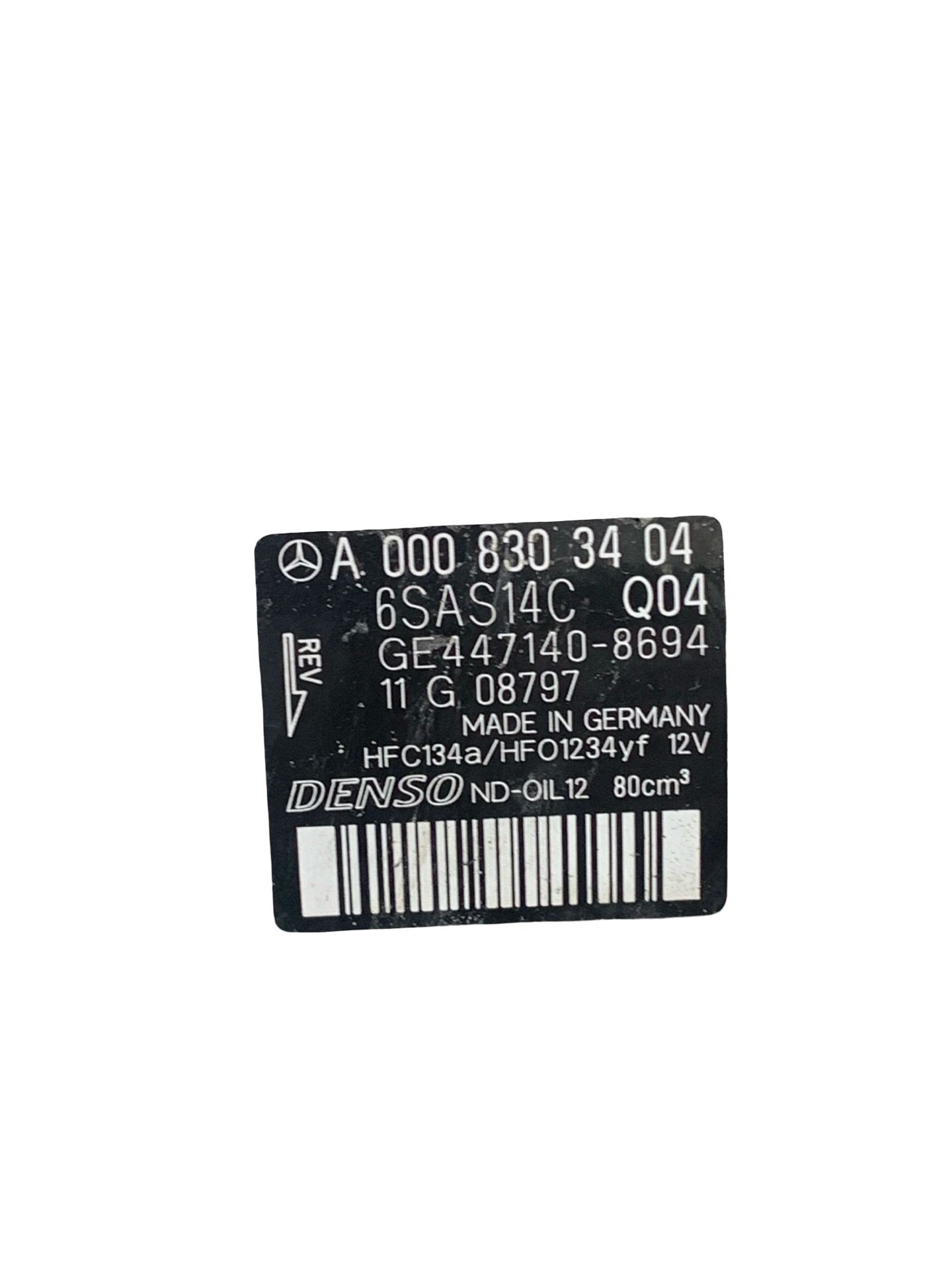 Compresor Ac Mercedes A-class W177 2018–2025 A 200 Mild Hybrid 7G-DCT R282 - cod: A0008303404 – foto 2