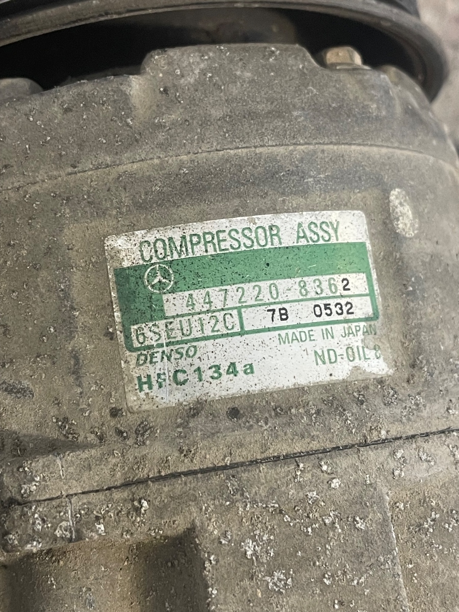 Compresor  AC MERCEDES-BENZ A-CLASS W168 1997 - 2005 1.4 A 140 M 166.940 447220-8362 – foto 4