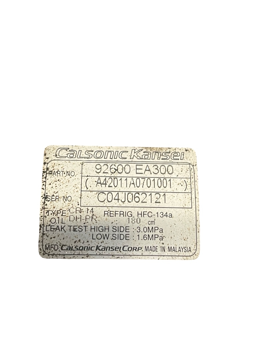 Compresor AC NISSAN FRONTIER II D40 [ 2005 - 2009 ] 4.0 V6 VQ40DE 92600-EA300 – foto 3