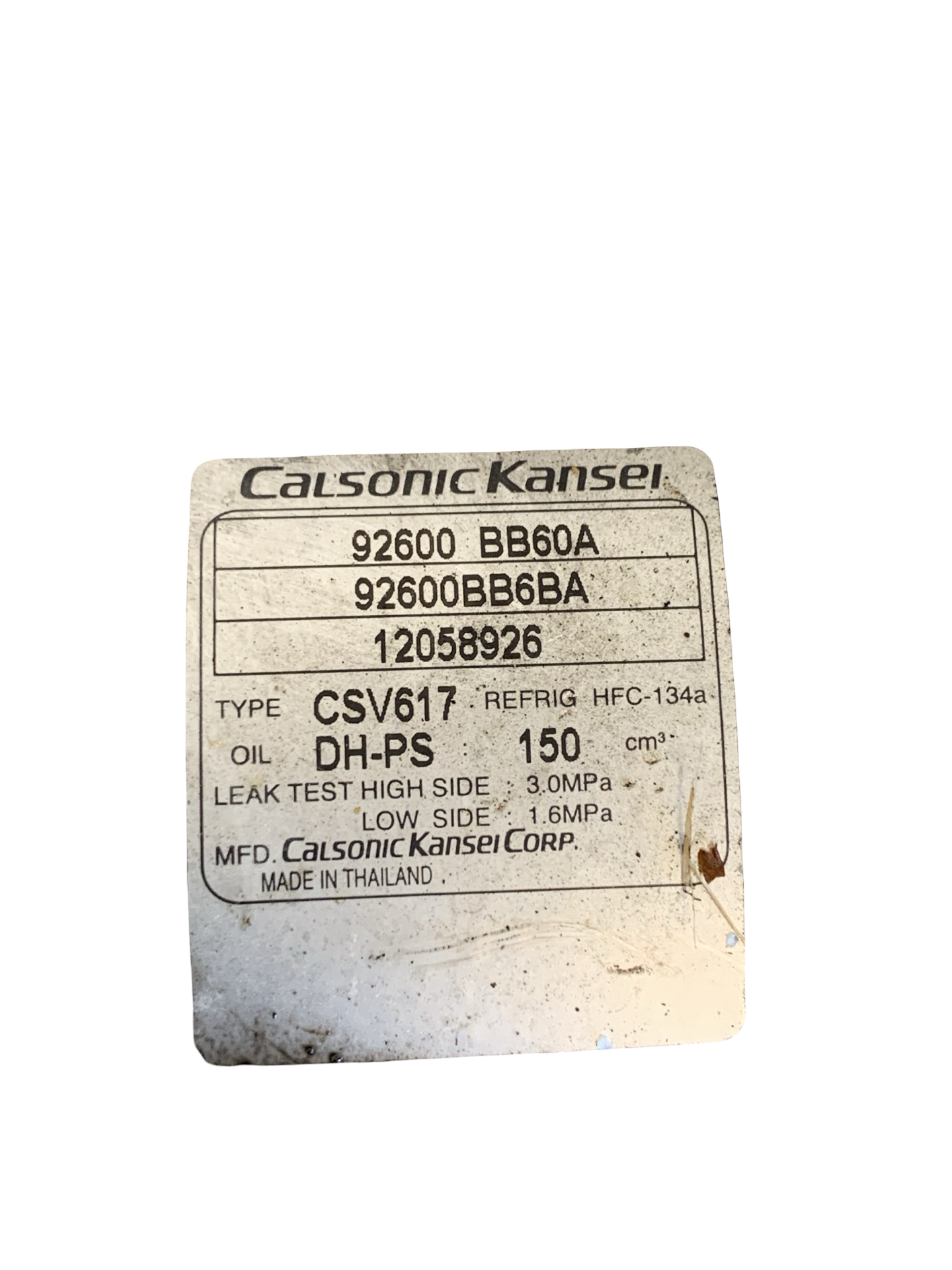 Compresor Ac Nissan Qashqai 1 1.6 R9M 2007–2014 - cod: 92600BB60A – foto 3