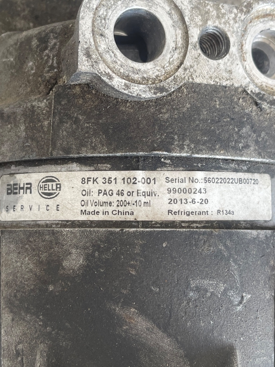 Compresor  AC OPEL FRONTERA B 6B_, U99 1998 - 2002 2.2D 8FK351102-001 – foto 2