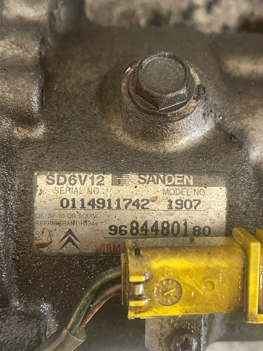 Compresor  AC PEUGEOT 206 Saloon 2007 - > 1.4 KFV (TU3A), KFW (TU3JP) 9684480180 – foto 3