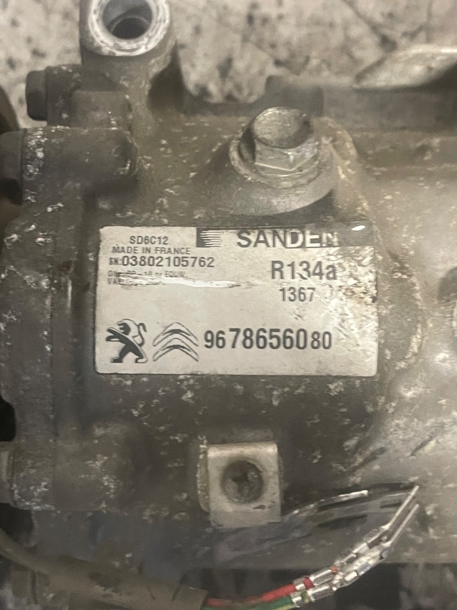 Compresor  AC PEUGEOT 307 3A/C 2000 - > 1.6 16V NFU (TU5JP4) 9678656080 – foto 3