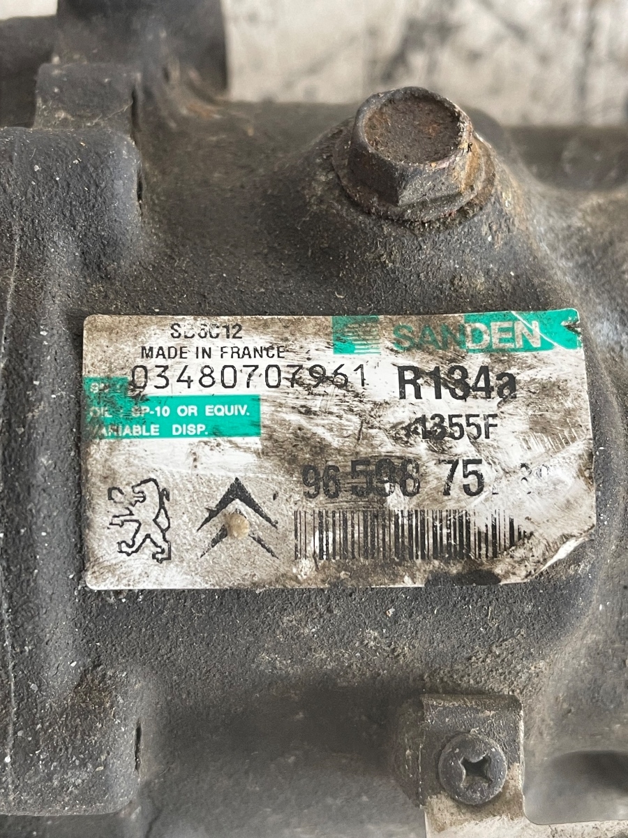 Compresor  AC PEUGEOT 308 SW 4E_, 4H_ 2007 - > 1.6HDI E4 9659875 / 03480707961 – foto 3