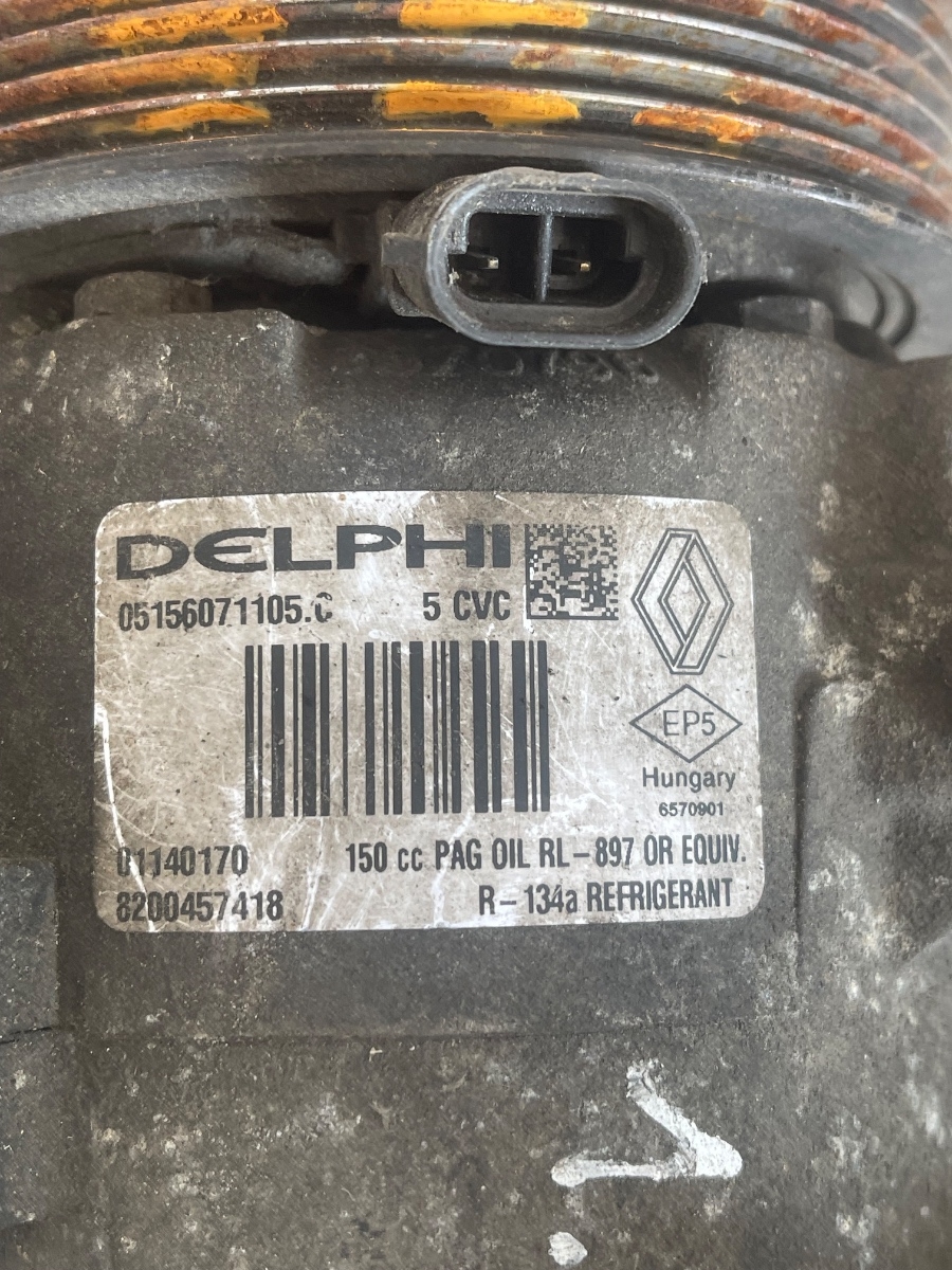 Compresor  AC RENAULT MEGANE II BM0/1_, CM0/1_ 2001 - 2012 1.9DCI 8200457418 – foto 3