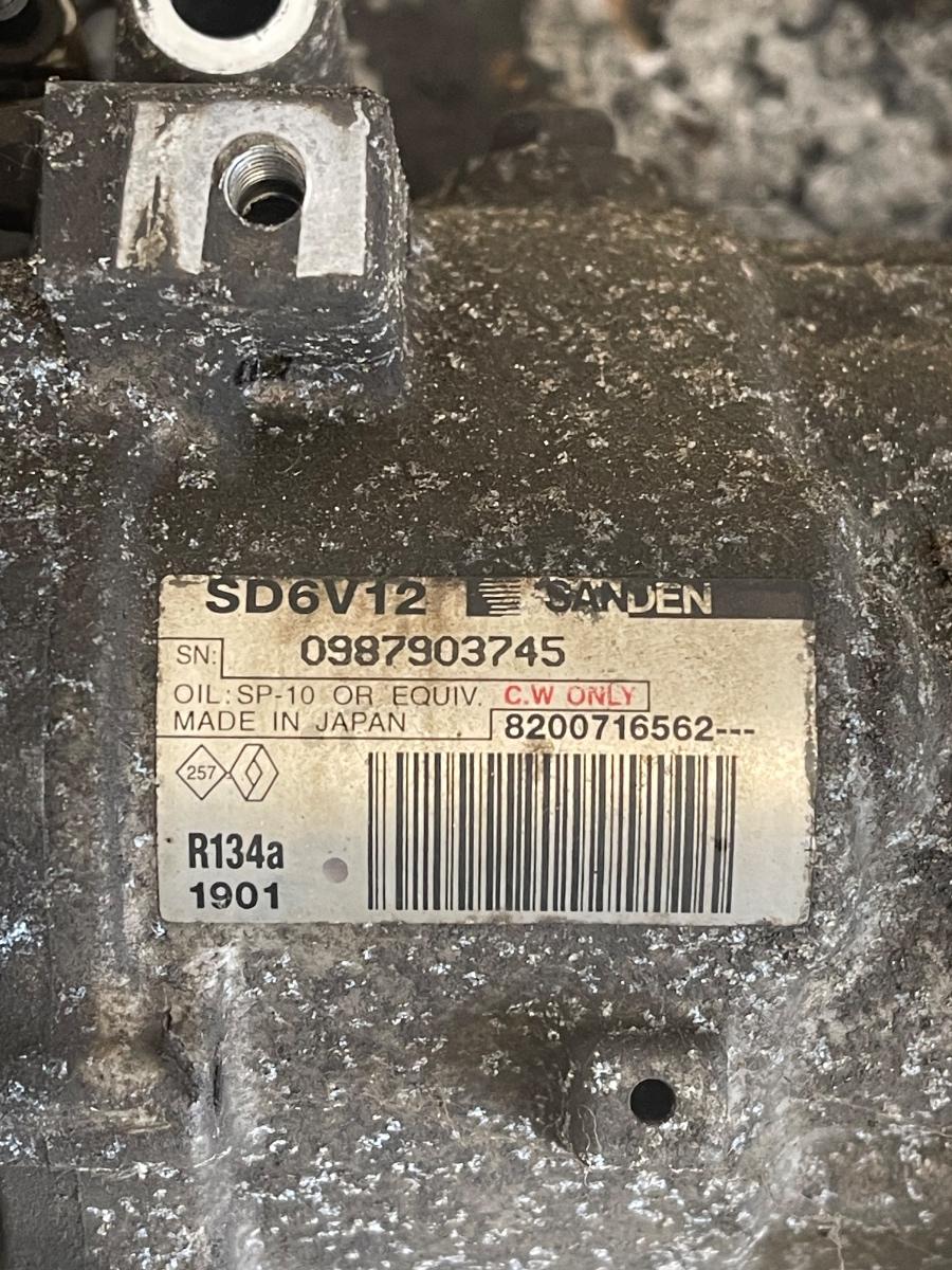 Compresor AC RENAULT Symbol I [ 1998 - 2008 ] 1.5dci 8200716562 – foto 3