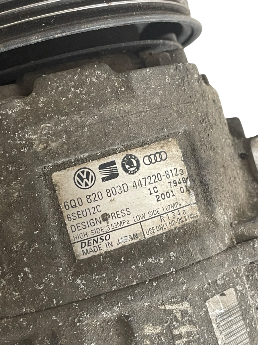 Compresor  AC SKODA ROOMSTER 5J 2006 - 2015 1.9 TDI BSW 6Q0820803D – foto 2