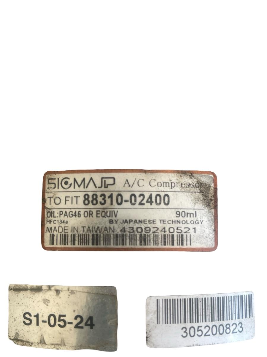 Compresor AC TOYOTA AVENSIS Saloon _T27_ 2008 -> 2.0 D-4D 1AD-FTV 88310-02400 – foto 2