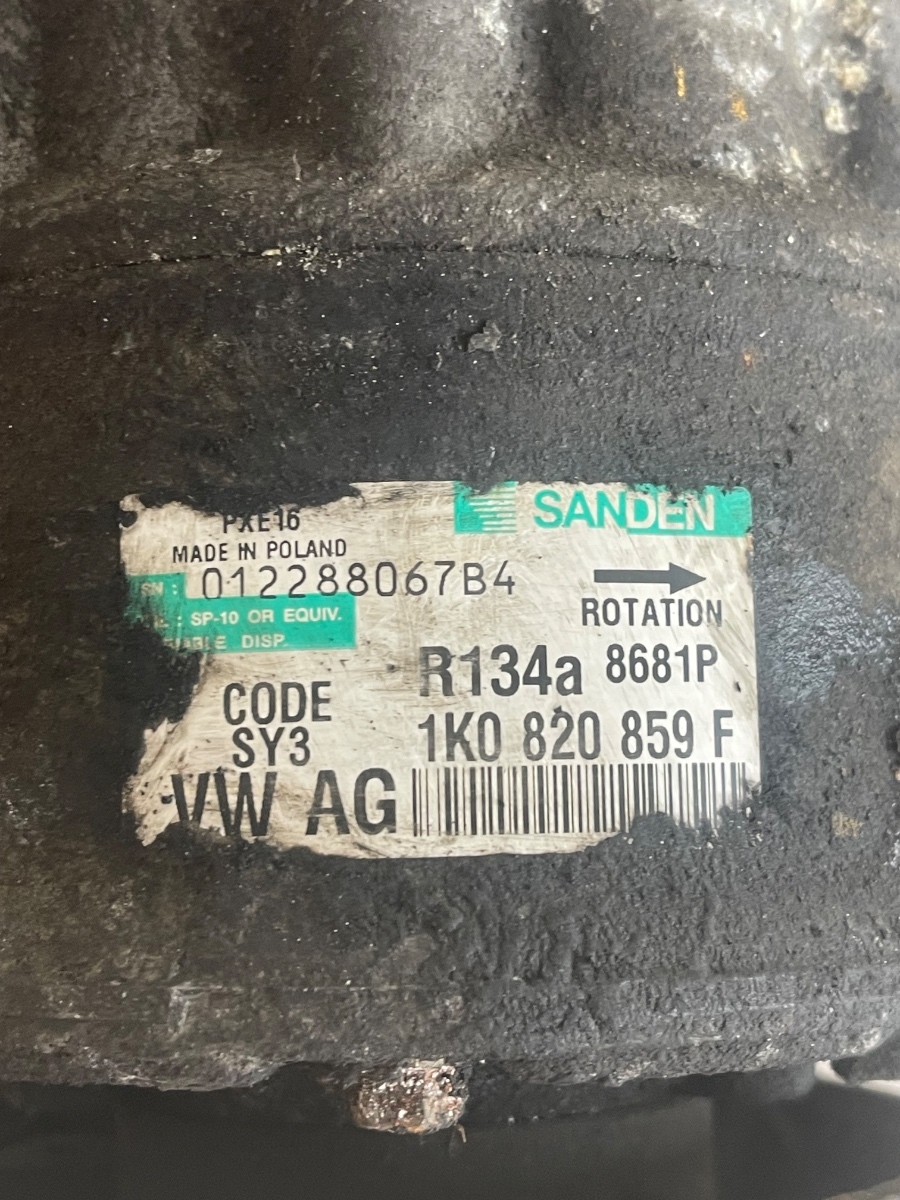 Compresor  AC VOLKSWAGEN PASSAT 3C2 2005 - 2010 1.9 TDI VAG 1K0820859F – foto 3