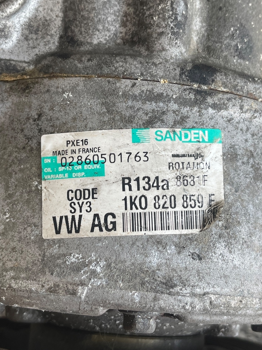 Compresor  AC VOLKSWAGEN PASSAT 3C2 2005 - 2010 1.9TDI 1K0820859F – foto 4