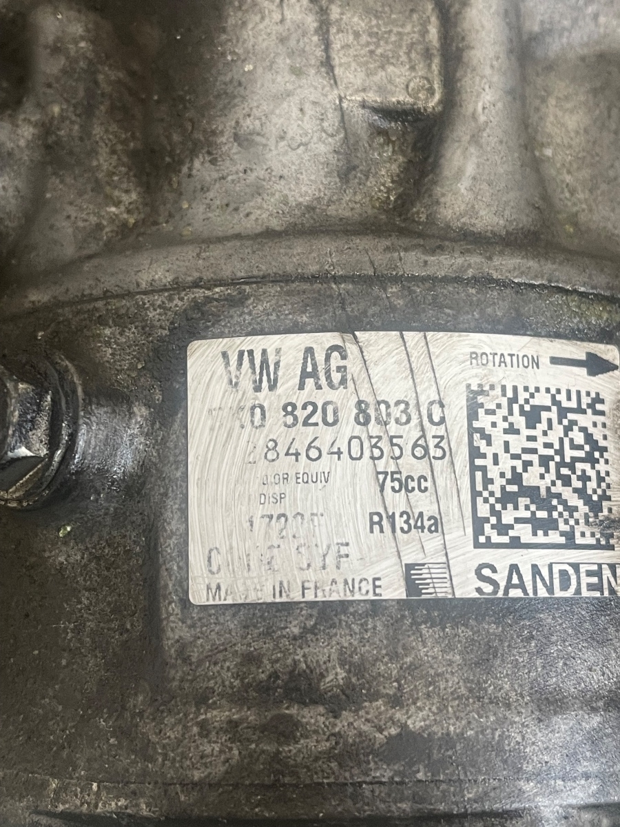 Compresor AC VOLKSWAGEN PASSAT 3C2 2005 - 2010 2.0 tdi CBAB 5K0820803C – foto 4