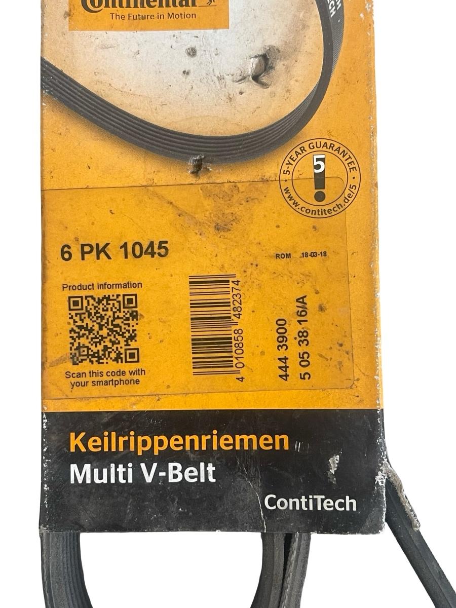 Curea transmisie cu caneluri FORD GALAXY WGR 1995 - 2006 1.9 TDI 1Z, AHU, ANU, AUDI A3 II 8P1 2003 - 2013 2.0 FSI AXW, BLR, BLX, BLY, BMB, BVY, BVZ, ALFA ROMEO 145 930_ 1994 - 2001 1.4 i.e. 16V T.S. AR 33503, AR 38501 Contitech 6PK1045 – foto 3