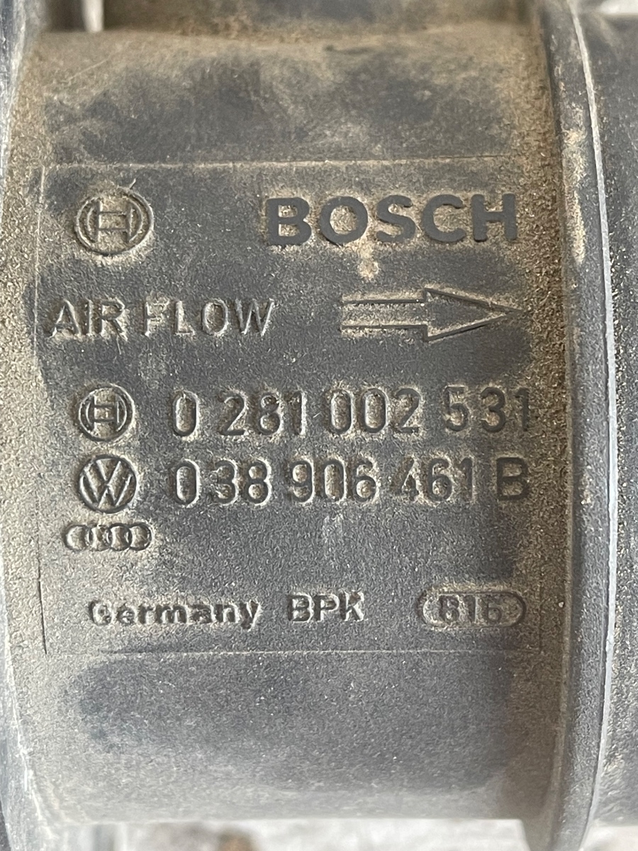 Debitmetru AUDI A4 II 8E2, B6 2000 - 2005 1.9 TDI AVB 0281002531 – foto 2