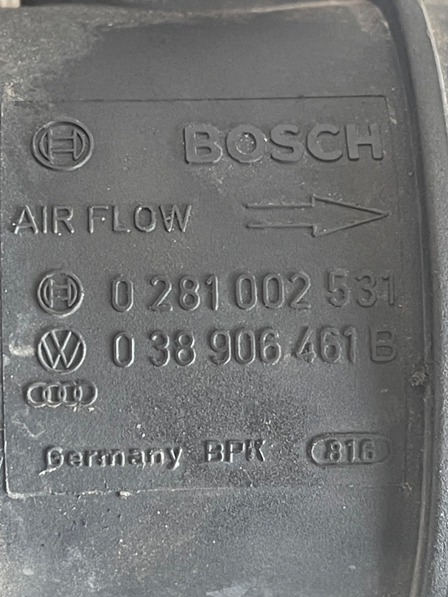 Debitmetru VOLKSWAGEN TOURAN 1T1, 1T2 2003 - 2010 TDI 1.9 BLS 0281002531 – foto 3