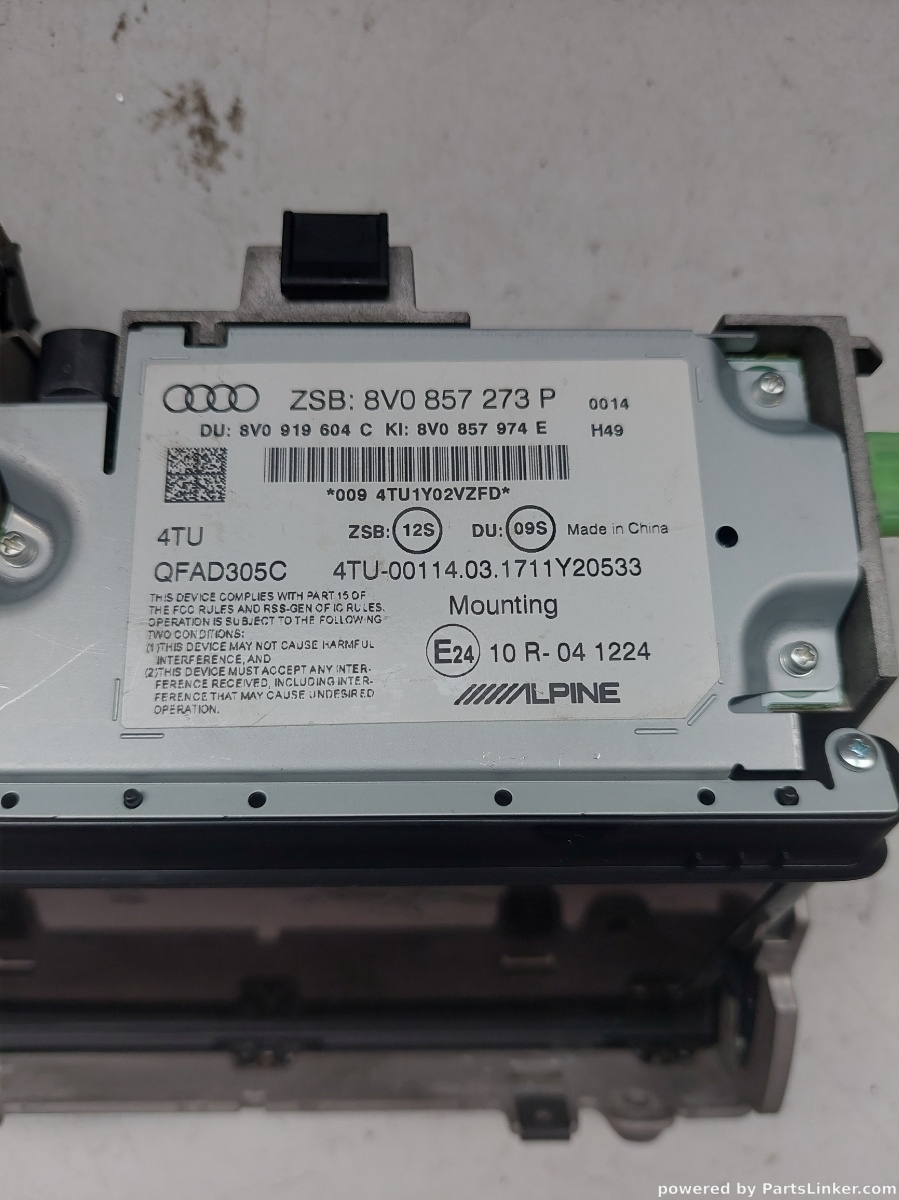 Display AUDI A3 III 8V1, 8VK 2012 - > 8v0857273p – foto 2