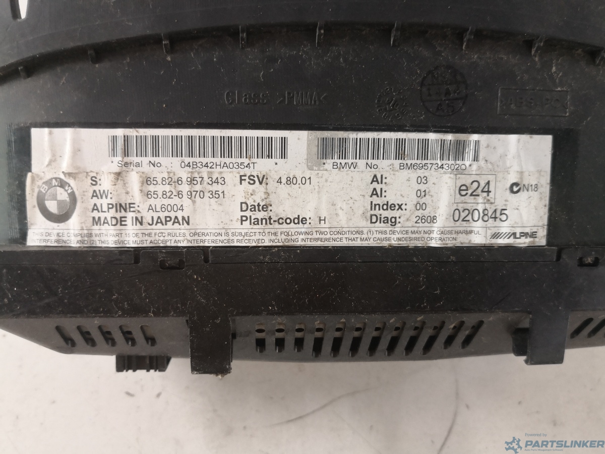 Display BMW 6 (E63) [ 2004 - 2010 ] OEM 6957343 – foto 2
