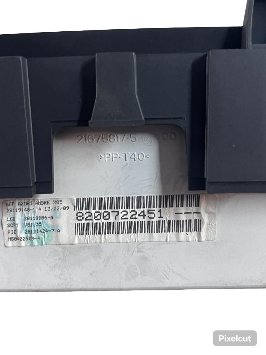 Display Bord RENAULT Symbol II [ 2008 - 2013 ] 8200722451 – foto 2