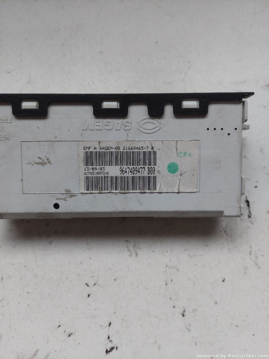 Display CITROËN C3 I (FC_, FN_) [ 2002 - > ] OEM 9647409477 – foto 2