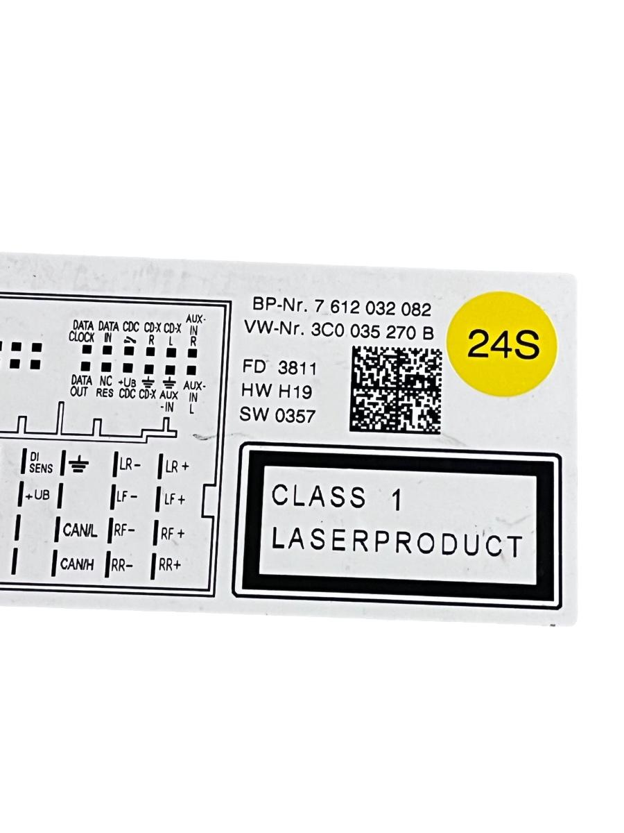 Display Navigatie / Bord VOLKSWAGEN GOLF VI 5K1 2008 - 2013 3C0035270B – foto 3