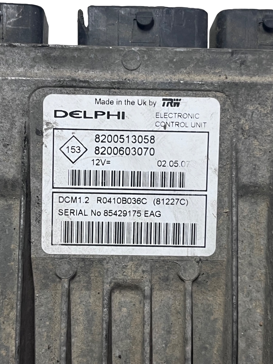 ECU Calculator motor  RENAULT CLIO II BB0/1/2_, CB0/1/2_ 1998 - > 1.5 DCI 8200513058 – foto 3