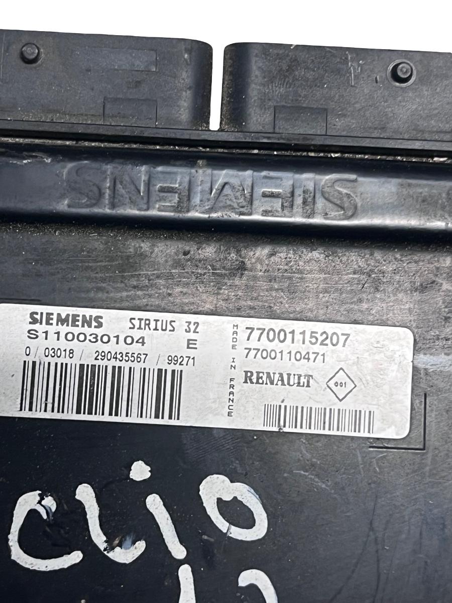 ECU Calculator motor RENAULT CLIO II Box SB0/1/2_ 1998 -> 7700115207 – foto 2