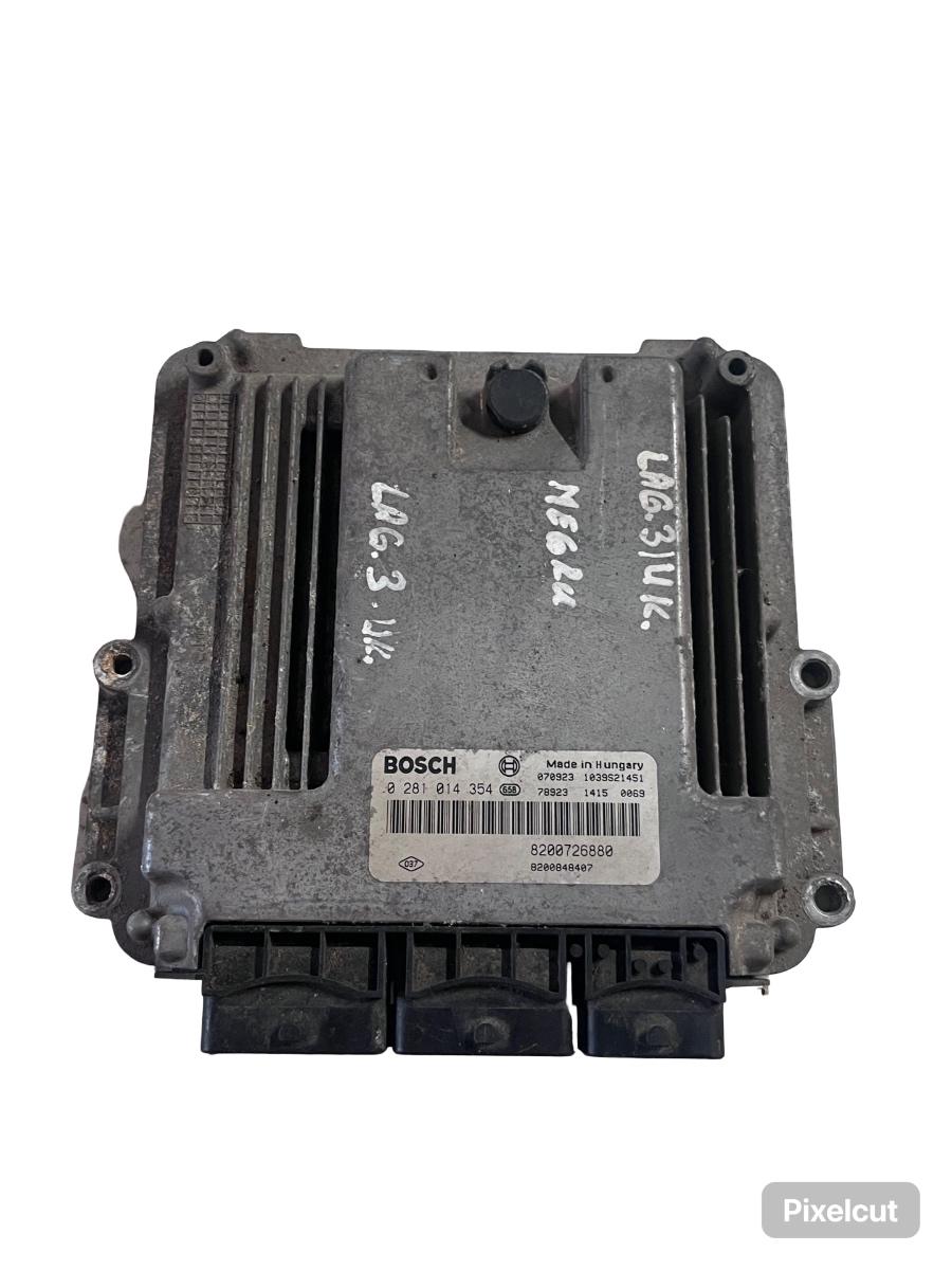 ECU Calculator motor RENAULT LAGUNA III BT0/1 2007 - 2015 BOSCH 0281014354 8200726880