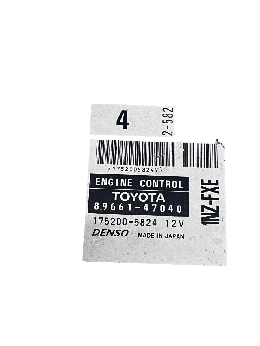 ECU Calculator motor TOYOTA PRIUS Saloon _W1_ 2000 - 2004 89661-47040 – foto 3