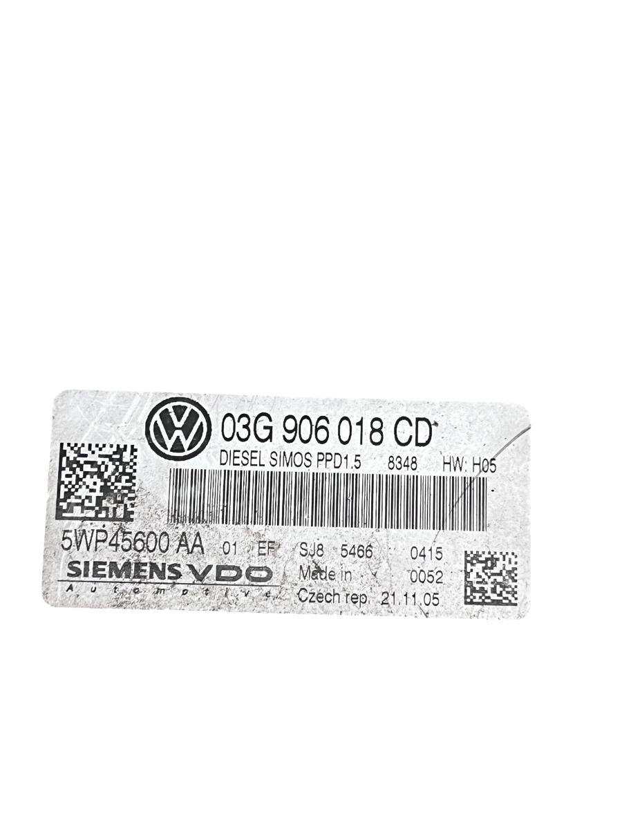 ECU Calculator motor VOLKSWAGEN PASSAT 3C2 2005 - 2010 03G906018CD – foto 3