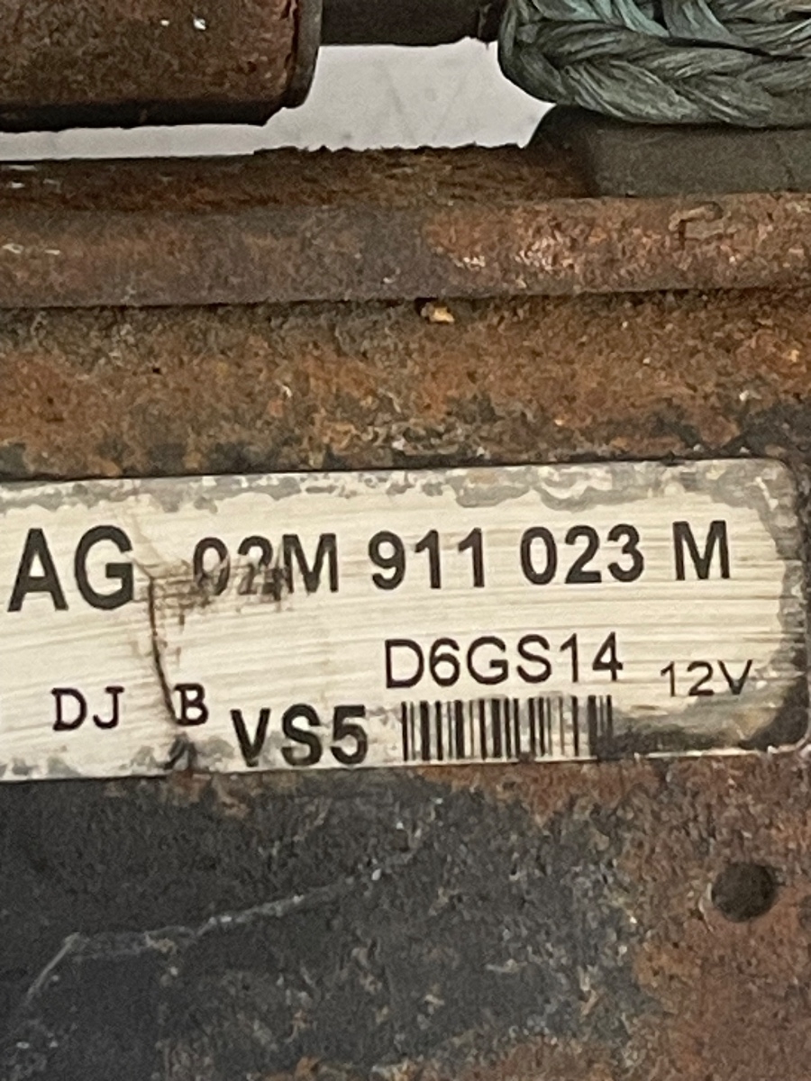 Electromotor AUDI A3 II 8P1 2003 - 2013 1.6 BSE 02M911023M – foto 2