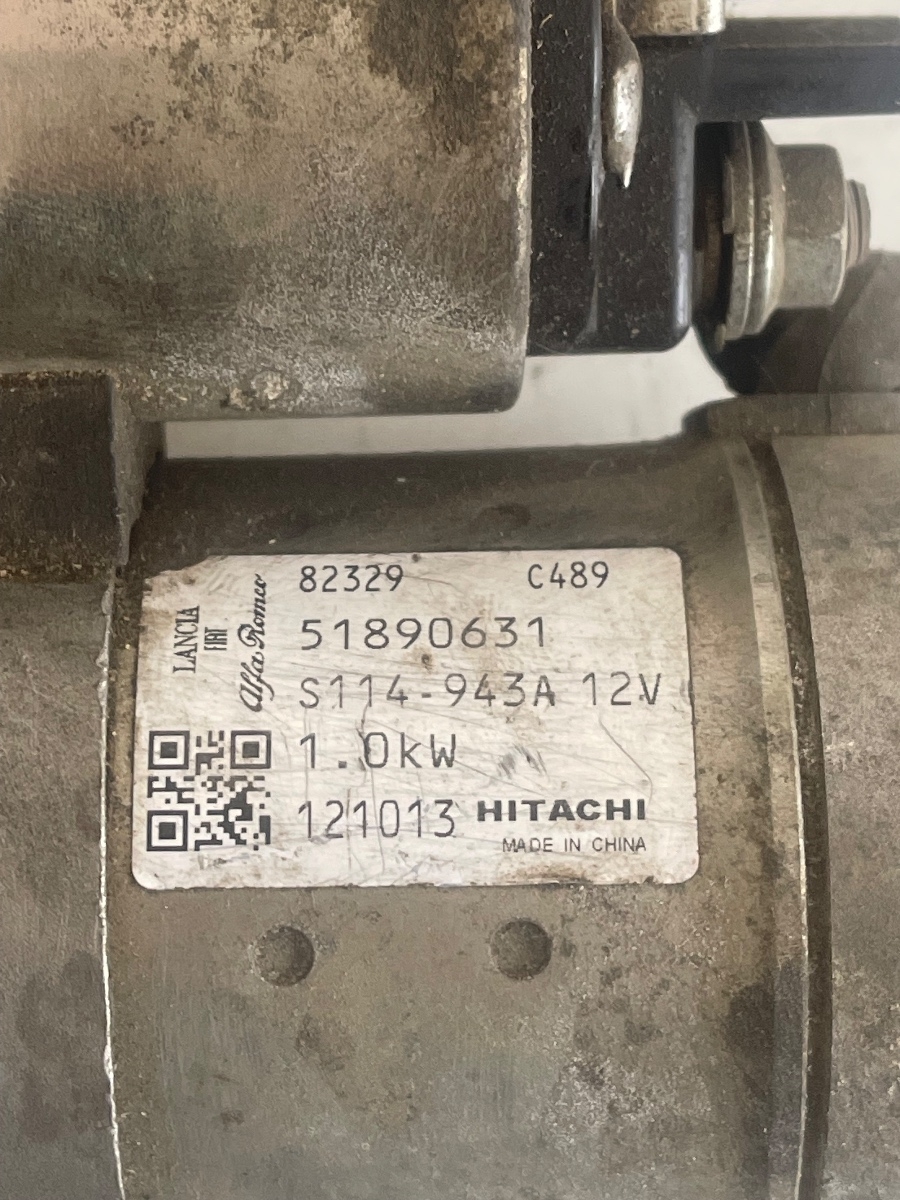Electromotor FIAT BRAVO II 198 2006 - >, FIAT 500 312 2007 - >  1.2/1.4B 1890631 – foto 3