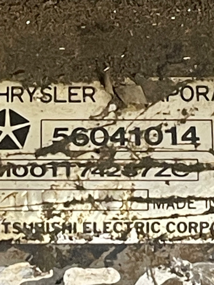 Electromotor JEEP WRANGLER I YJ, SJ_ 1986 - 1996 2.5B 56041014 – foto 2