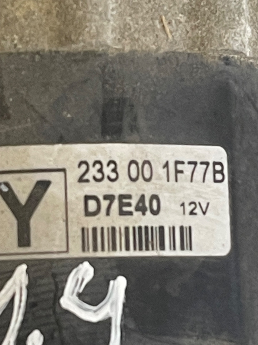 Electromotor NISSAN MICRA II K11 1992 - 2007 1.4B 233001F77B – foto 2