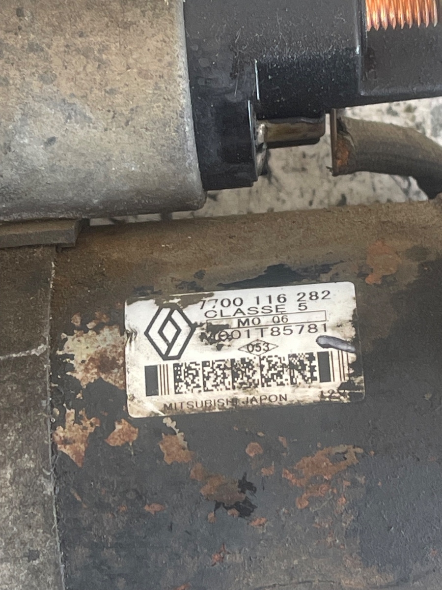 Electromotor RENAULT MEGANE I BA0/1_ 1995 - 2004 1.9 dCi F9Q 732, F9Q 733 7700116282 – foto 2