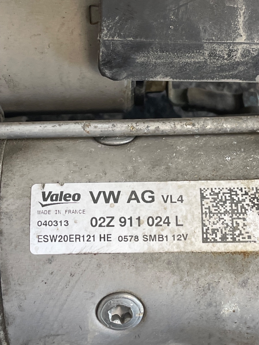 Electromotor SEAT LEON 5F1 2012 -> 1.6 TDI CLHA 02Z911024L – foto 3