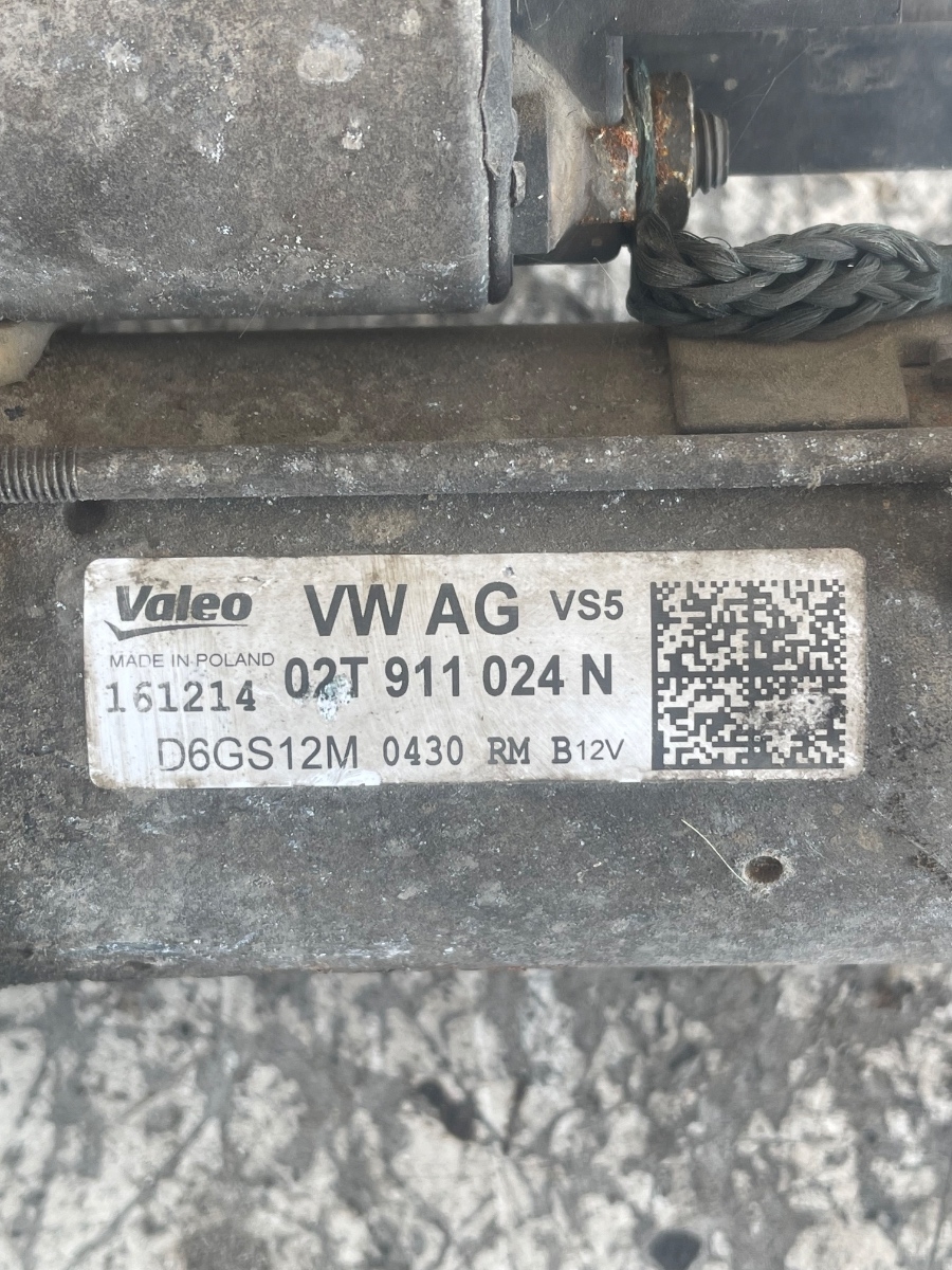 Electromotor SKODA RAPID II NH3 2012 - > 1.2i CGPB  02T911024N – foto 4