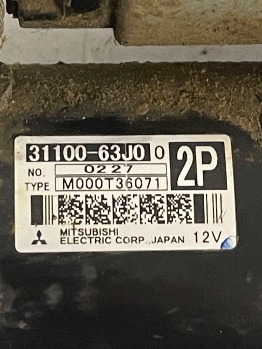 Electromotor SUZUKI GRAND VITARA SX4 1.6B  31100-63J0 – foto 2