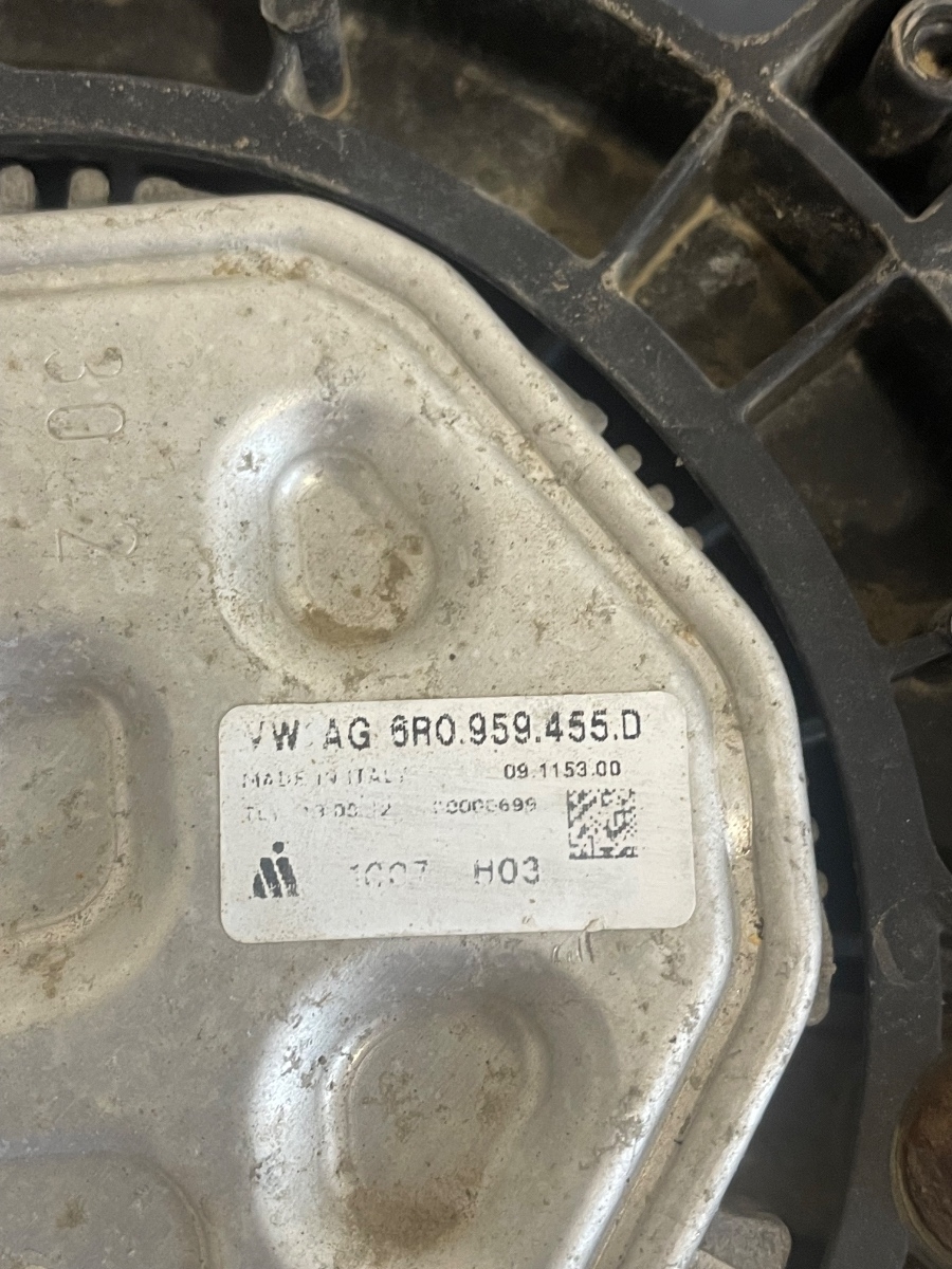 Electroventilator SEAT IBIZA V ST 6J8, 6P8 2010 - > 1.2 TDI CFWA 6R0121207Q 6R0959455D – foto 3
