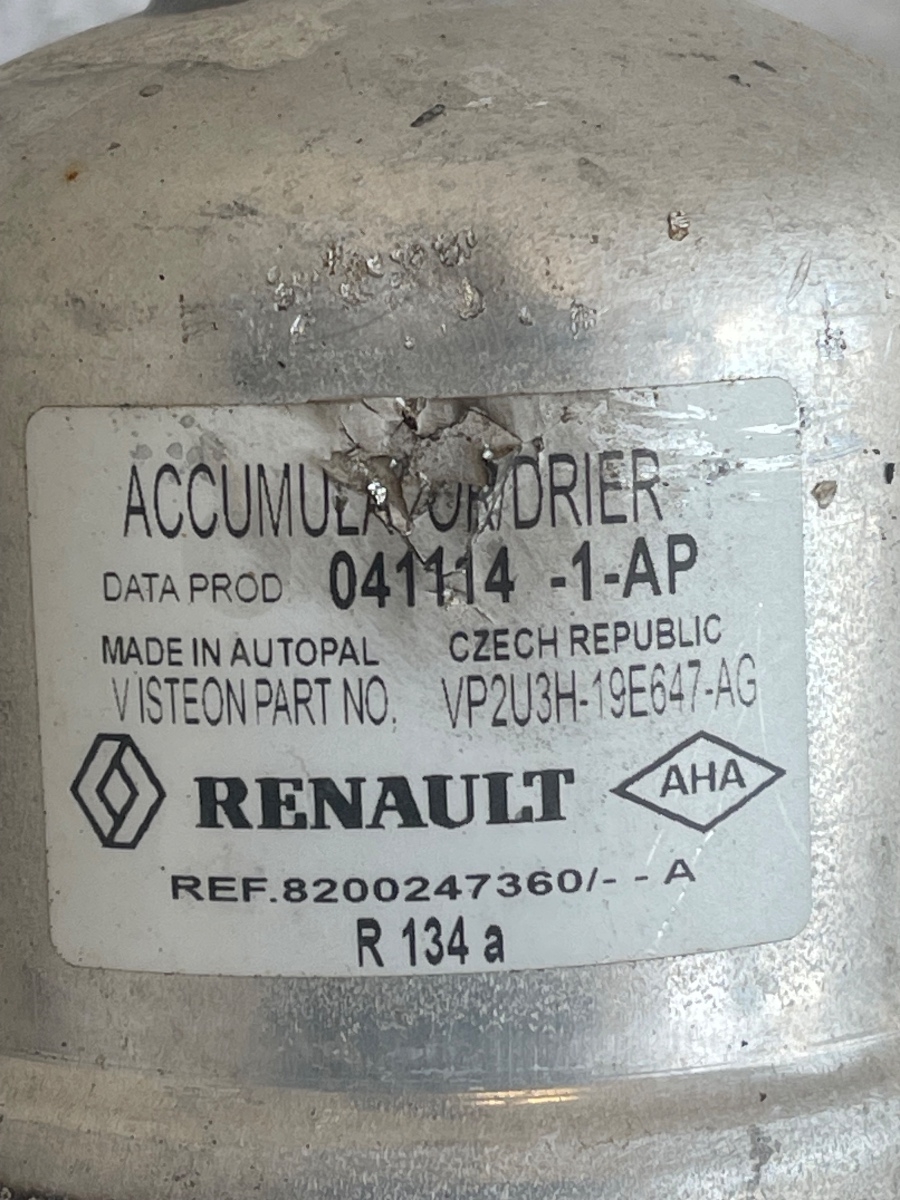 Filtru uscator/deshidrator RENAULT KANGOO 2 KW0/1_ 2008 - > 1.5DCI 8200247360 / 041114-1-AP – foto 2