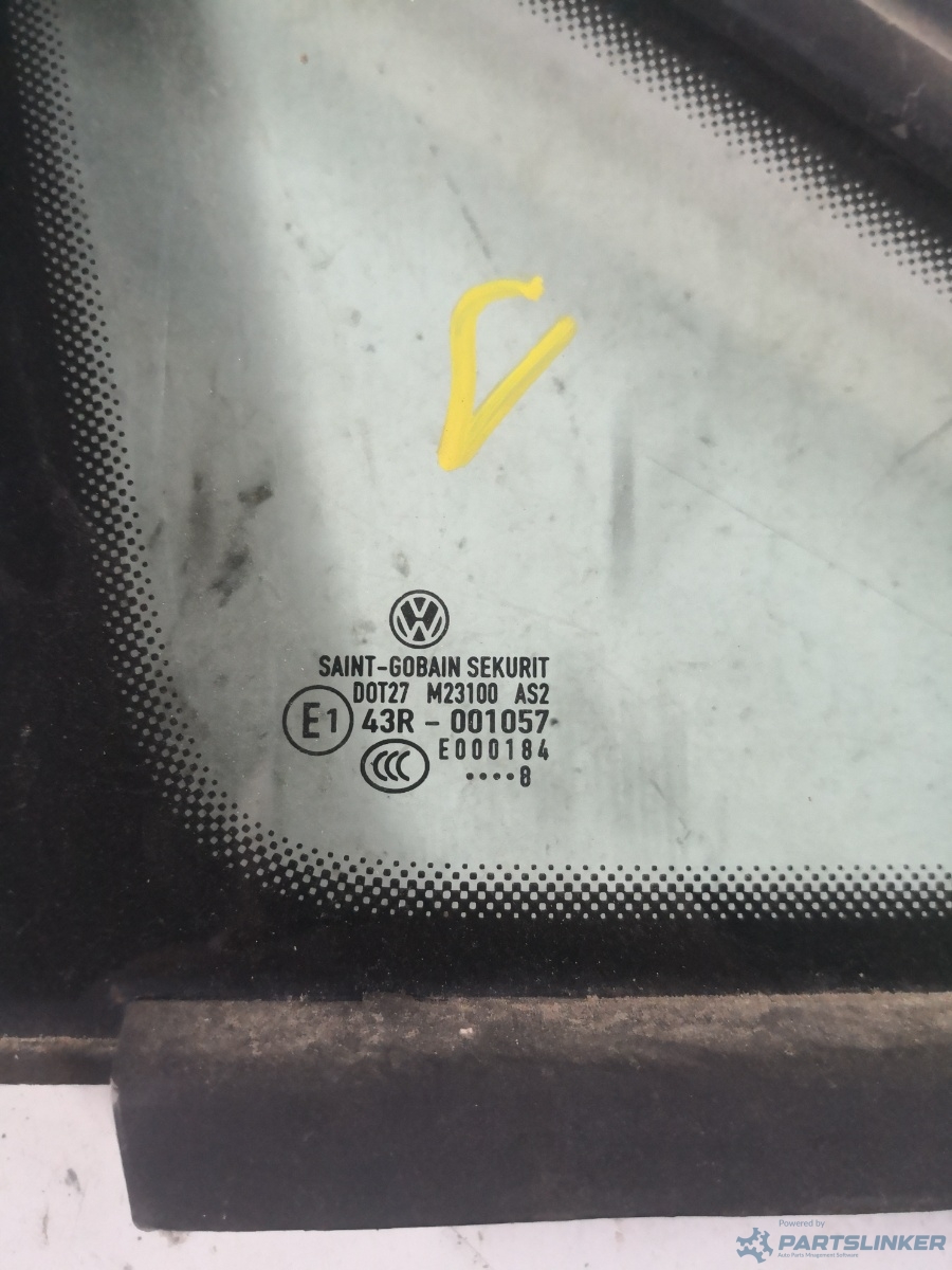 Geam dreapta fata VOLKSWAGEN CADDY (6K9, 9E7, 9E9) [ 2002 - 2009 ] OEM 001057 – foto 2