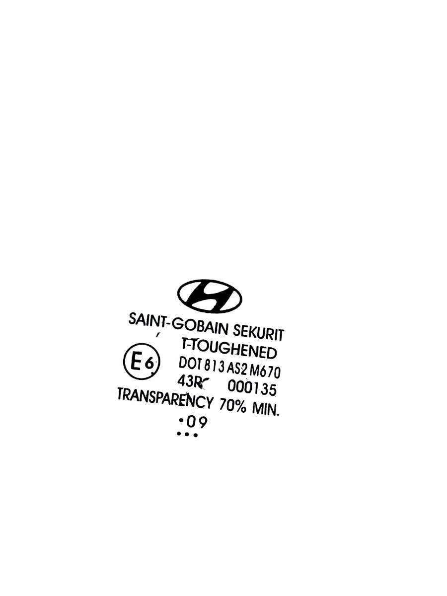 Geam fix stanga spate HYUNDAI i10 PA 2007 - 2013 – foto 2