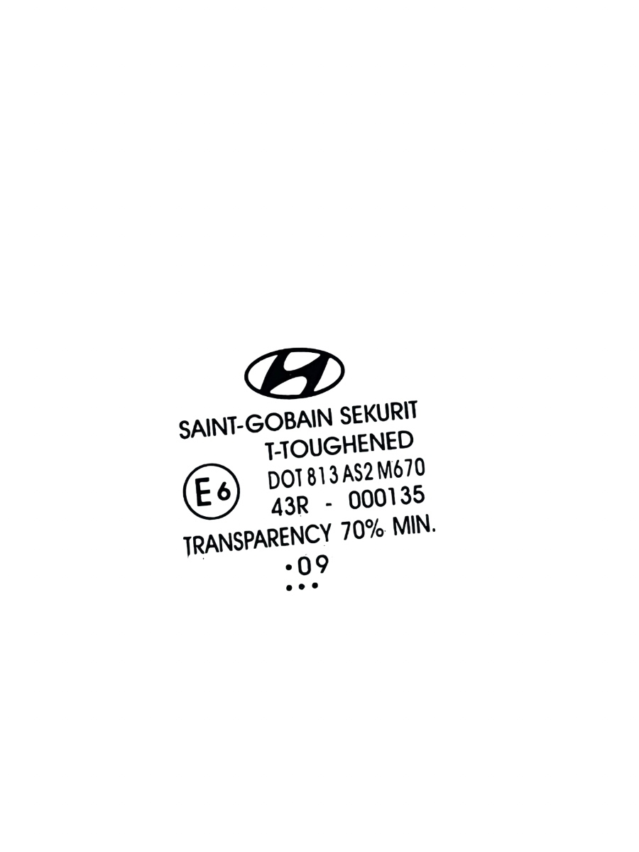 Geam portiera stanga fata HYUNDAI i10 PA 2007 - 2013 – foto 2
