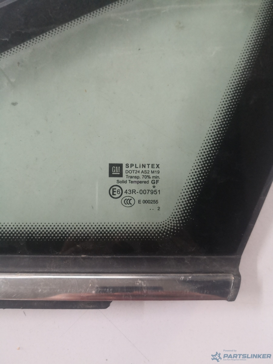 Geam stanga fata OPEL ZAFIRA B (A05) [ 2005 - 2015 ] OEM E000255 – foto 2